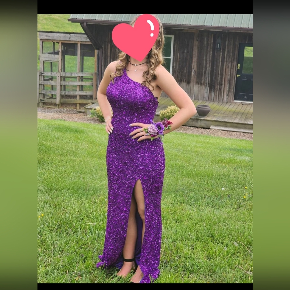 Purple prom dress Aleta sz 8